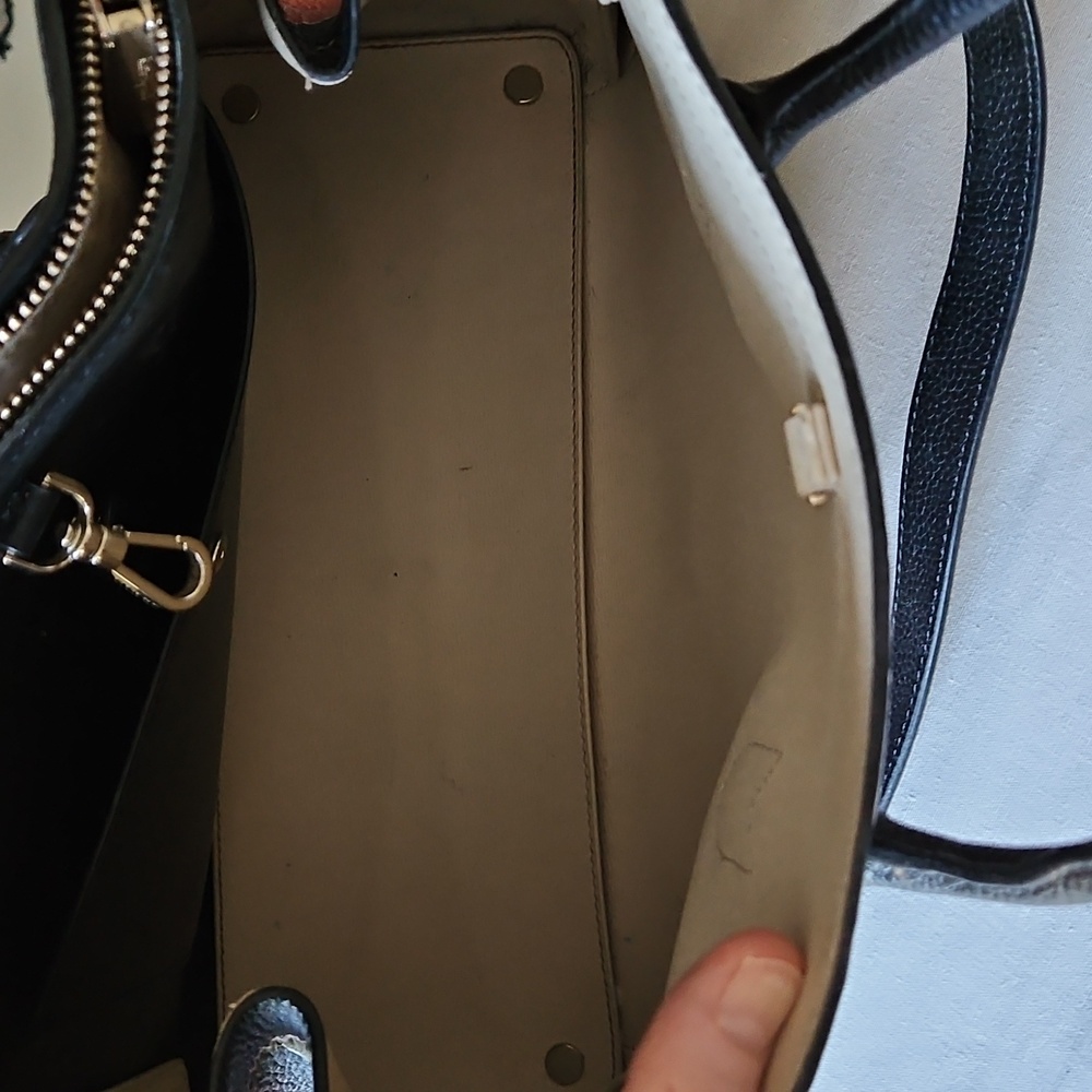 Kate Spade Black and Pink Floral Satchel - Picture 6 of 9